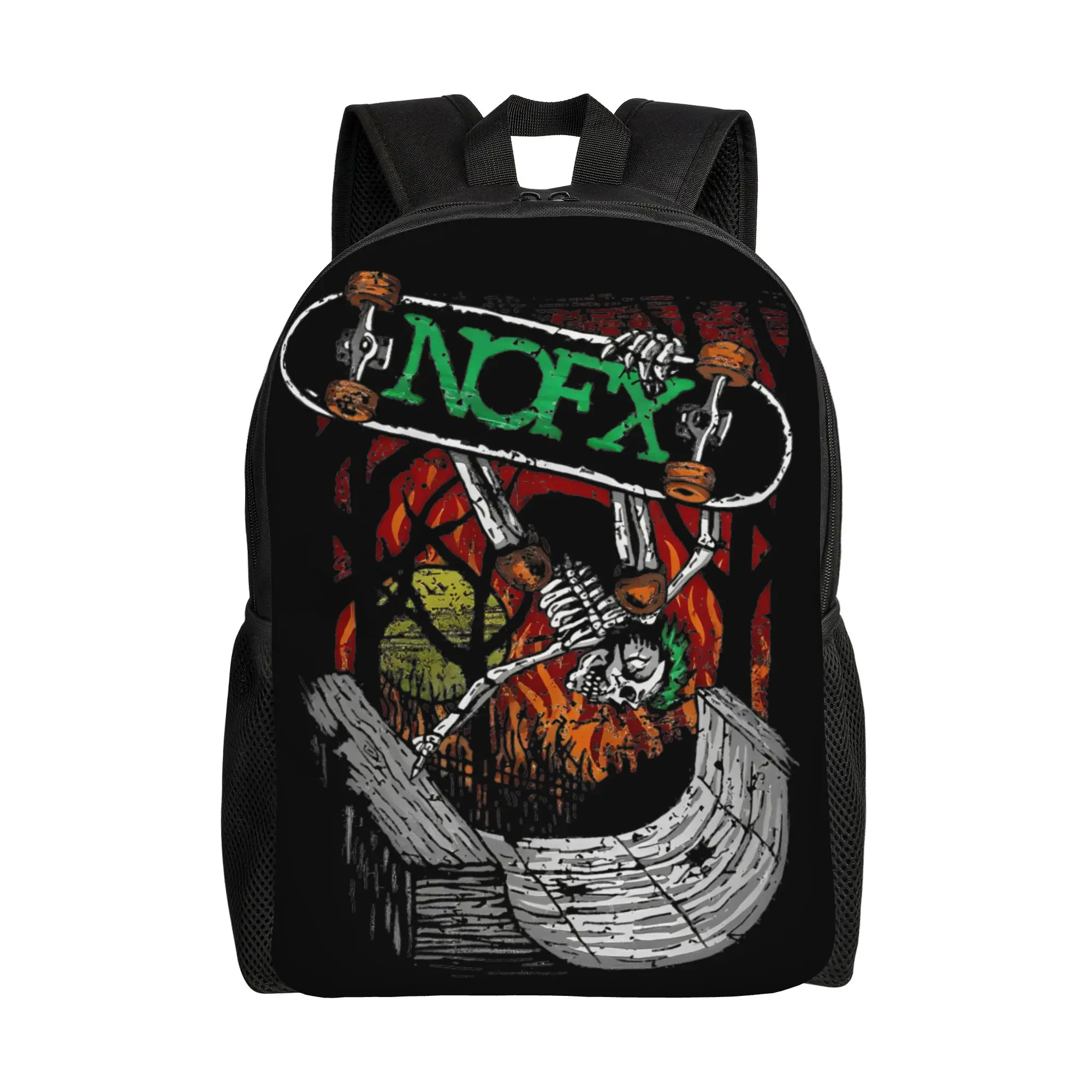 

Рюкзак Nofx Mercenaries From The Ufo Teenage для подростков, студентов, для активного отдыха, в стиле панк-рок, для мужчин и женщин, для ноутбука, холщовая сумка