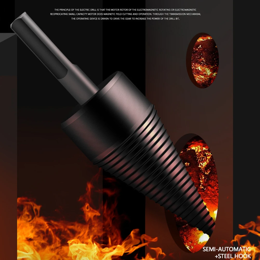 32/42mm Firewood Splitter Drill Bits Round/Square/Hex Shank Cutting Wood Splitter High Speed Steel Screw Splitting Cone Auger