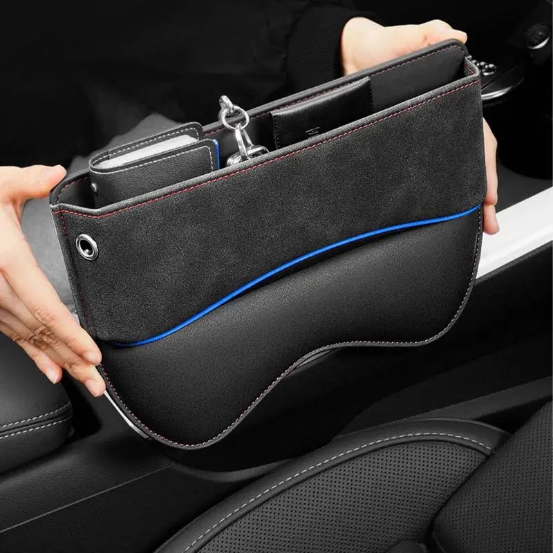 

Seat Gap Storage Box 2 In 1 Multifunctional Car Storage Organizer Tuck To Fill The Gap Between Seat And Console Drop Blocker