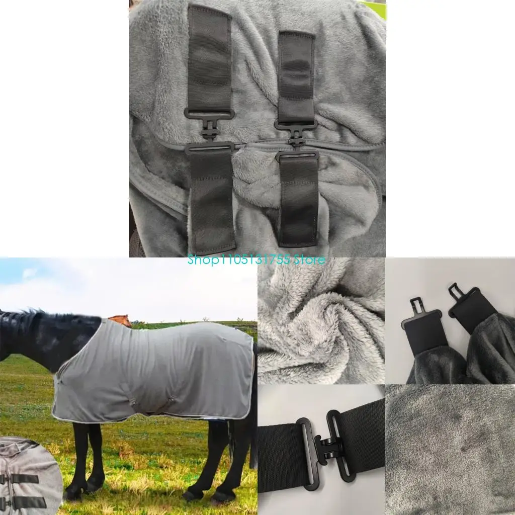 Abrigo invierno para caballos Protección contra calor extremo Textil resistente a abrasión Tecnología que absorbe