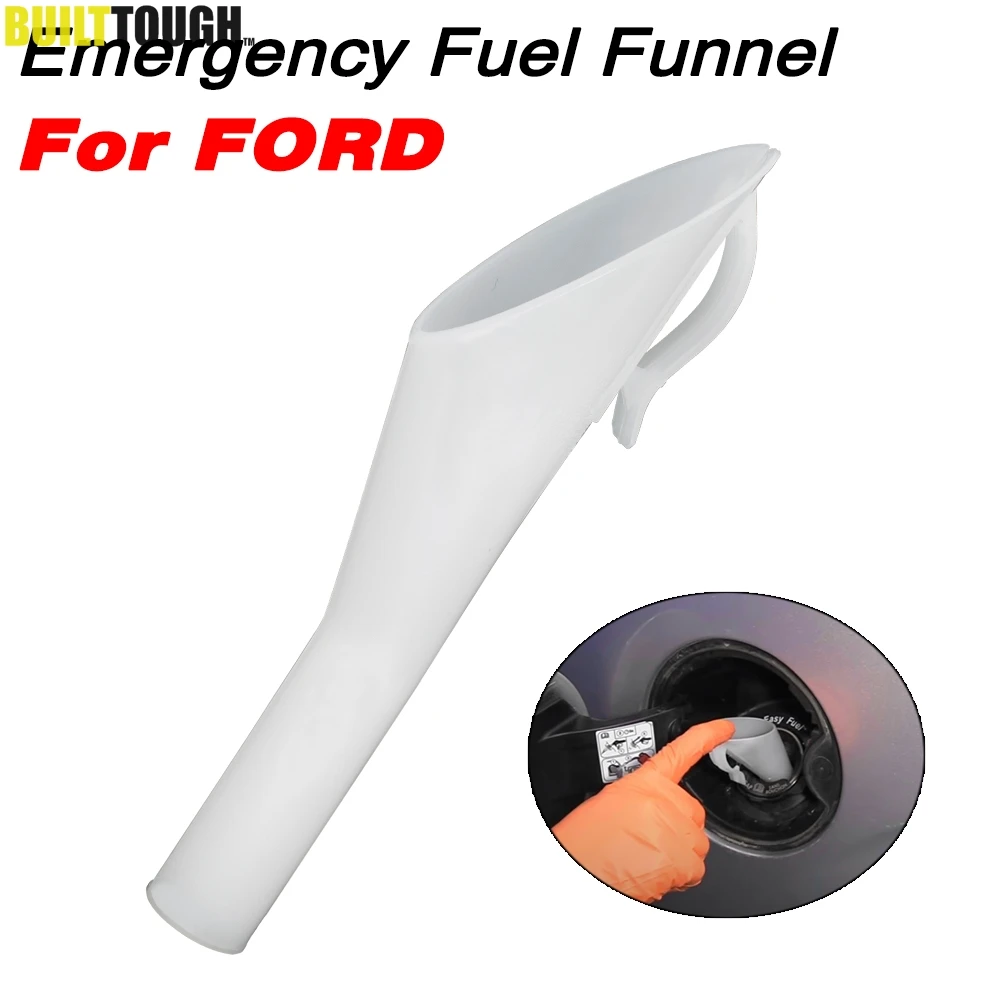 Emergency Easy Capless Fuel Filter Funnel Elbow Tube Adapter For Ford Focus F150 For Mercury 8U5Z-17B068-B Upgrade