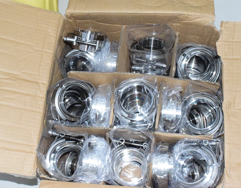 304 Edelstahl 2" 2,25" 2,5" 3" V-Band-Klemme 3 Zoll V-Band 2,5 3 Zoll Auspuffflansch 76mm Turbo Auspuff V-Band-Klemmen-Set – Detail 8