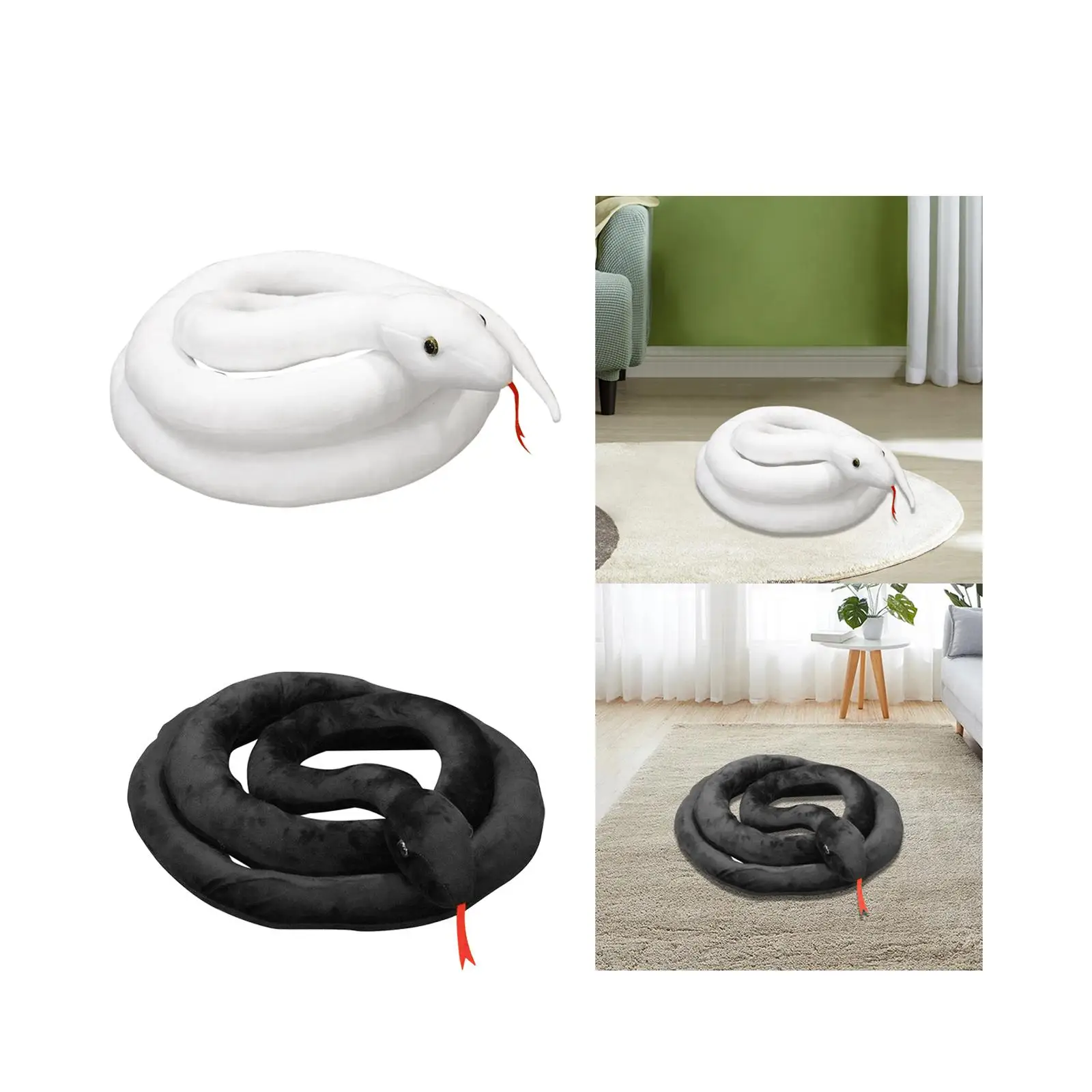 

Animal Stuffed Toy Room Ornament Funny Toy Funny Lifelike Snake Stuff Doll