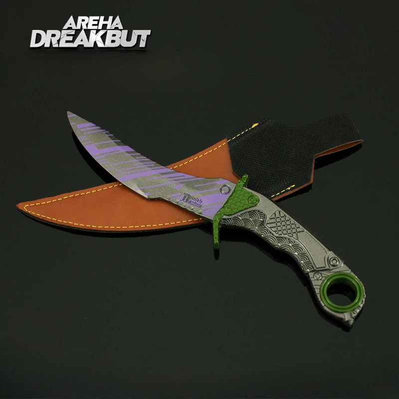 22 cm Arena Breakout Game Randapparatuur Rapid Attack Kromzwaard Weapo Model Legering Mes Ornamenten Collectie Ambachten Geschenken Speelgoed Kinderen