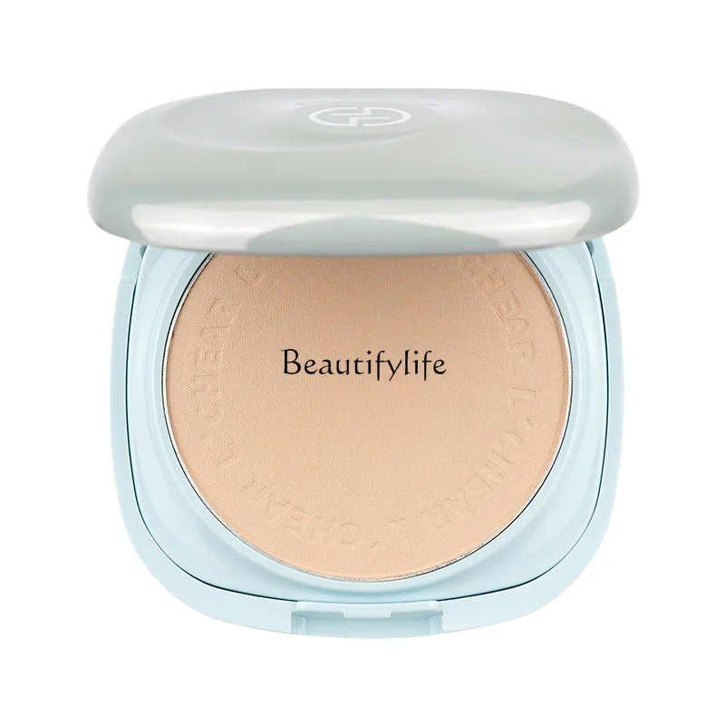 Sunscreen Long Lasting Oil Control Waterproof Sweat-Proof Smear-Proof Makeup Wet and Dry Dual-Use Finishing Powder