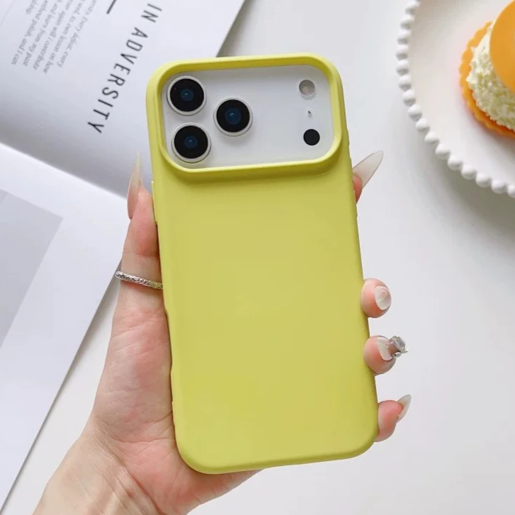 Luxuriöse Matte Weiche Flüssigsilikon-Hülle für iPhone 15 16 17 Pro Max 14 Plus 12 13 11 Einfarbige Ultraschlanke Dünne Stoßfeste Abdeckung
