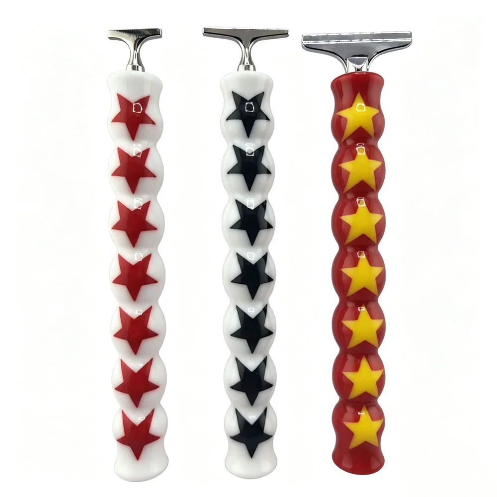 New Star Pattern Resin Diamond Painting Pen with Ergonomic Design and Comfortable Grip—5D DIY Diamond Embroidery Tool Accessorie