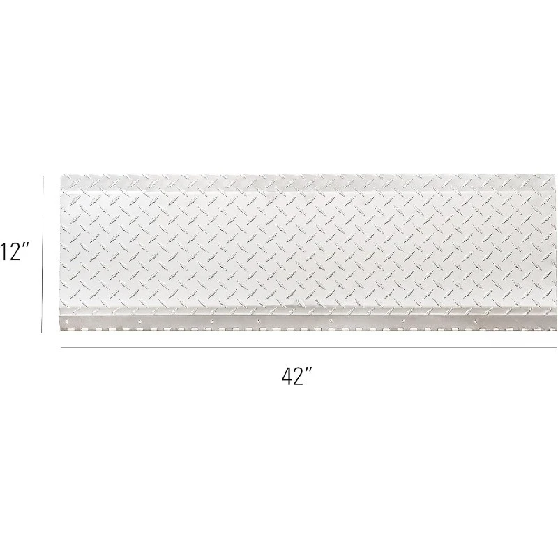 

3005.5266 Hinged Aluminum Trailer Door Slider Plate - 42"