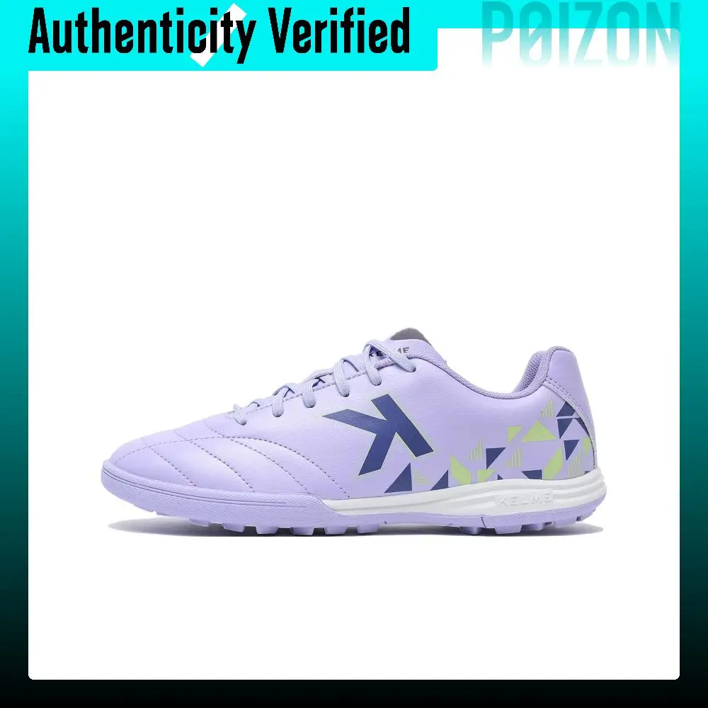 KELME TF Turf Cushioning Slip Resistant Abrasion Resistant Soccer Shoes Unisex Purple 8531ZX1389-