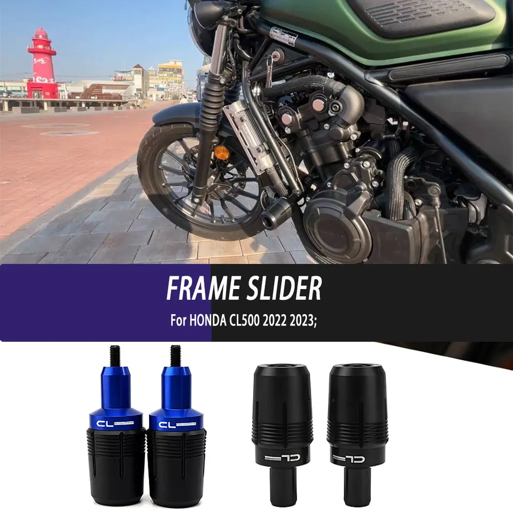 

Запчасти для защиты от падения мотоцикла, защита двигателя с ЧПУ, защита от падения, слайдер рамы для HONDA CL500 2022 2023