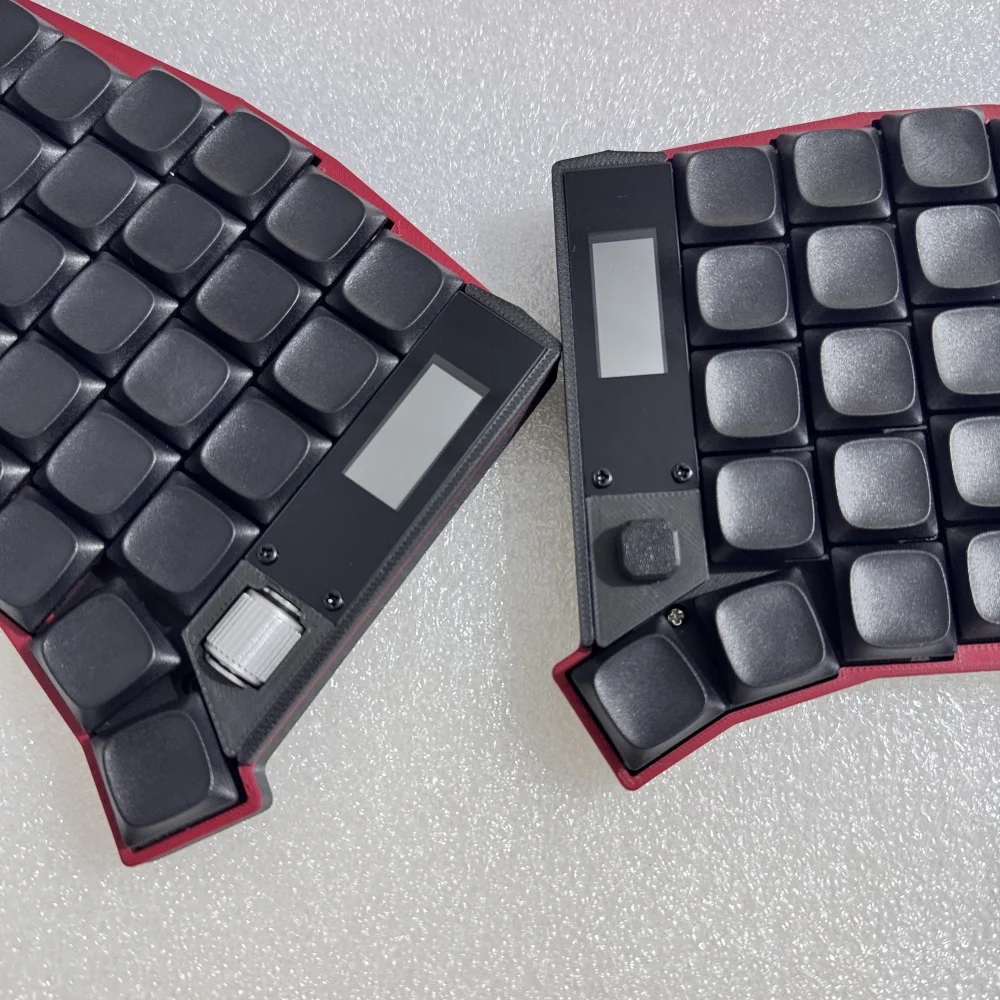 Sofle Low Profile Wireless Split Keyboard Hot Swap Kit Compatible Choc V1 1350/ V2 1353 Switch ZMK Bluetooth Separate Keyboard