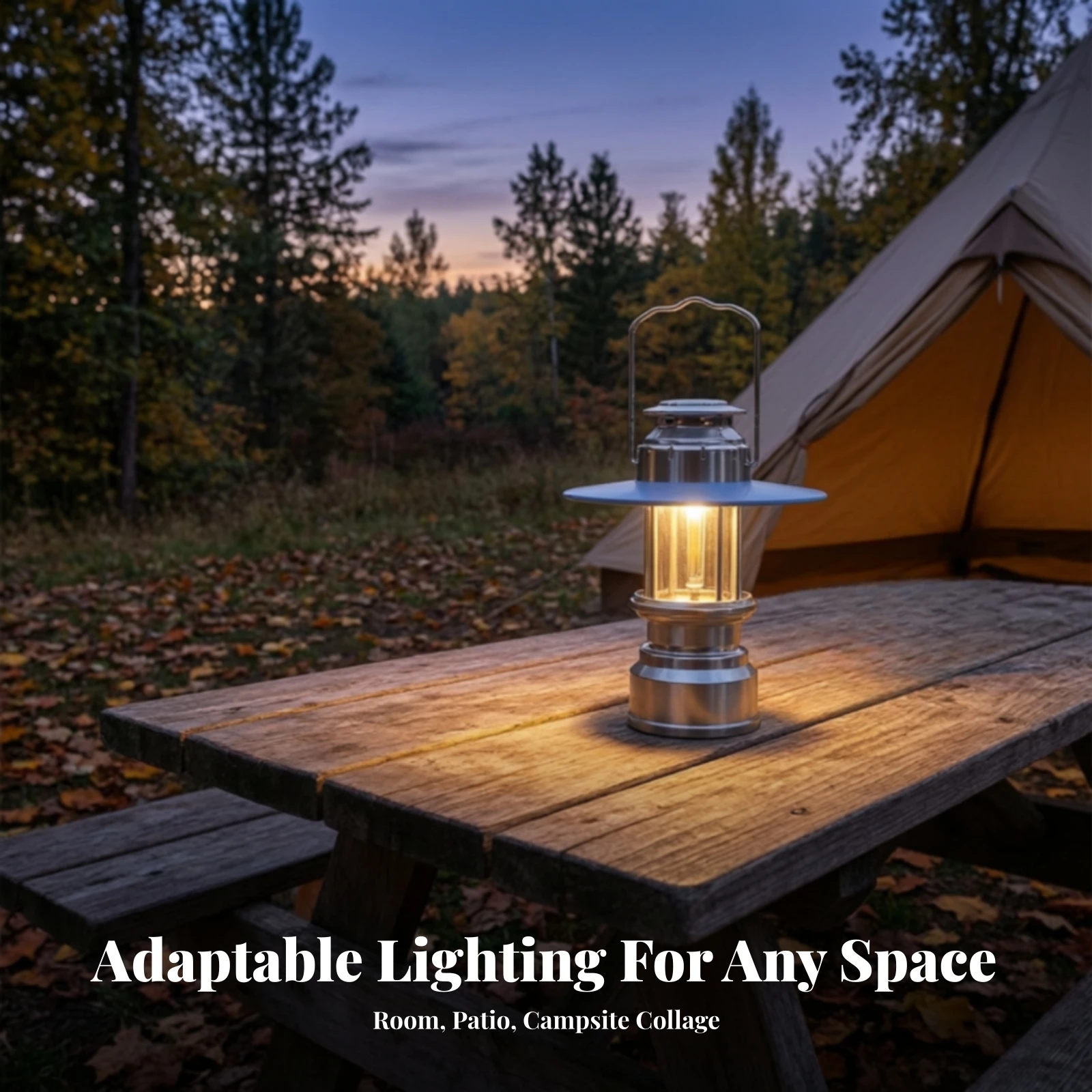 Camping Lantern Compact Camping Light Lantern with Carry Handle Bright Long-Lasting for Campers, Tents, Emergencies