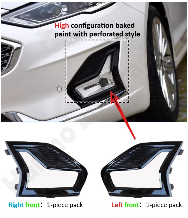 

for Ford Mondeo 2019-2020 Front fog lamp frame/front fog lamp base/fog lamp bracket/exterior decorative accessories