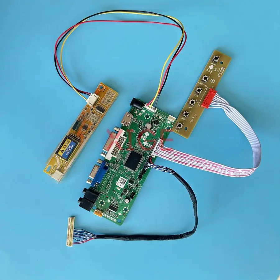

Screen Drive Controller Board Fit B154EW01 B154EW08 B154EW04 B154EW02 30 Pins LVDS 1-CCFL 1280*800 VGA DVI HDMI 1280x800 Kit DIY