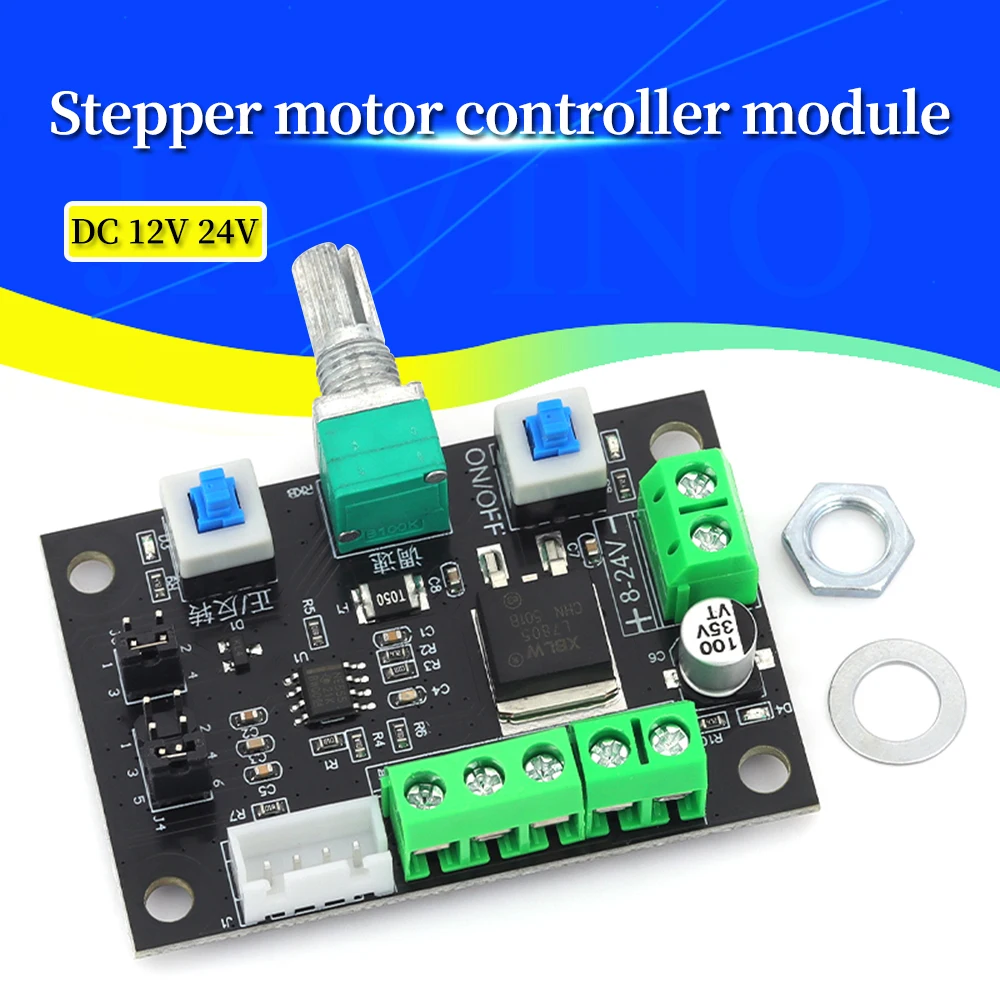 

Javino DC8-24V Motor Driver Control Board for MKS OSC Stepper Motor Drive of Speed Regulation Forward and Reverse Control