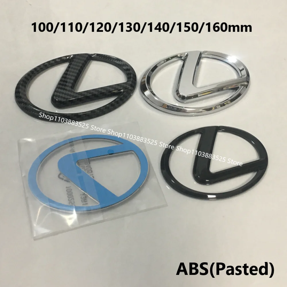 

10-16cm Pasted Front Grille Rear Trunk Badge Replacement Sticker for Lexus GS GX IS LS LX NX RX RX300 Ct200 IS250 ES ES200 IS300