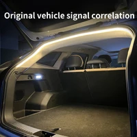 Car High Brightness Trunk Lighting Ambient Light Interior Decoration LED Wiring Free Automatic Sensing Tailgate Light Strip 3