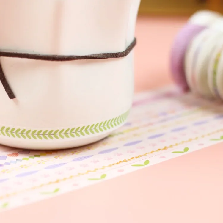 2pcs 10 Meter Hand-painted and Paper Tape Creative Dividing Line Stickers Ledger Diaries Decorative Tape Stickers