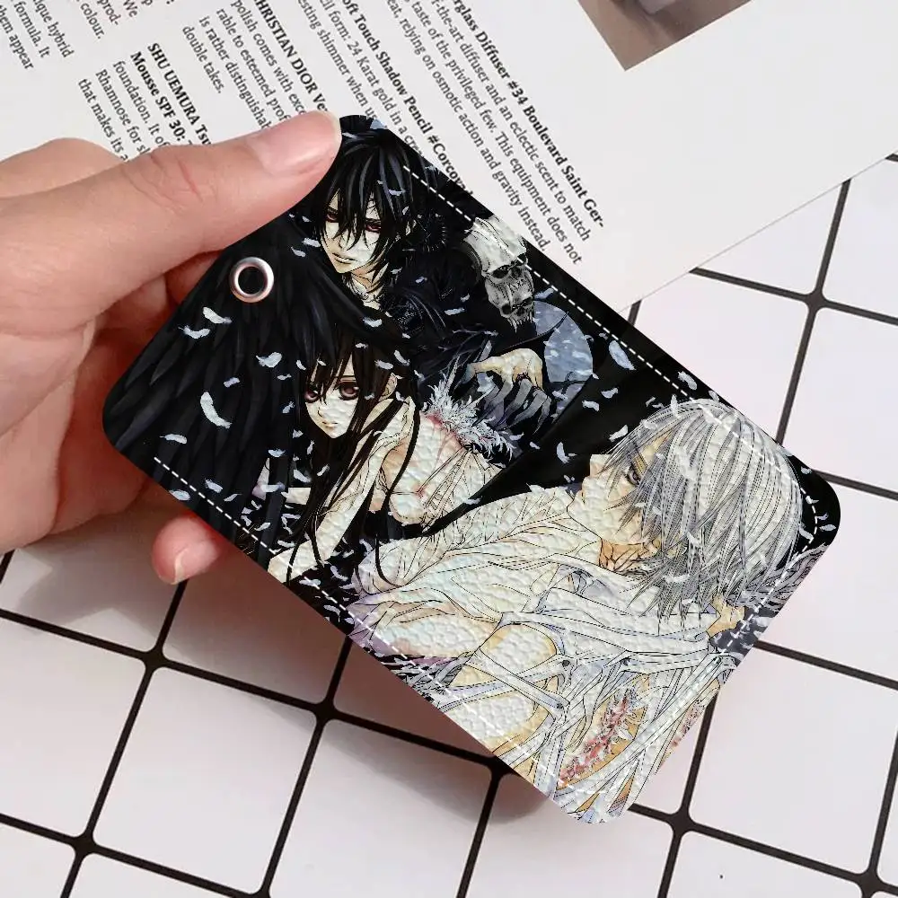 

Брелок-держатель для карт (доступа, питания, кредитных, банковских) в стиле аниме V-Vampire Knight, защитный чехол, модный аксессуар