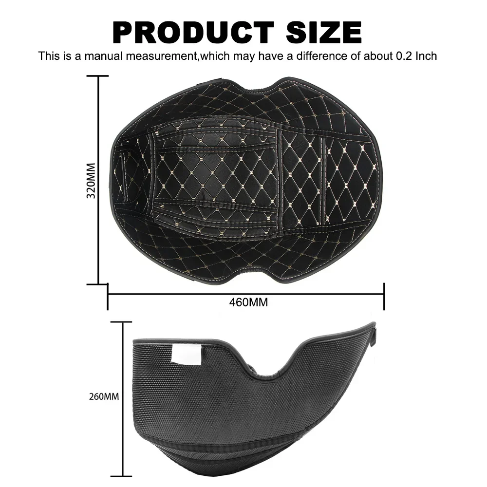 For YAMAHA NVX155 AEROX 155 Motorcycle Storage Box Liner Seat Bucket Pad Trunk Inner Bag Anti-Collision Anti-Scratches Protector