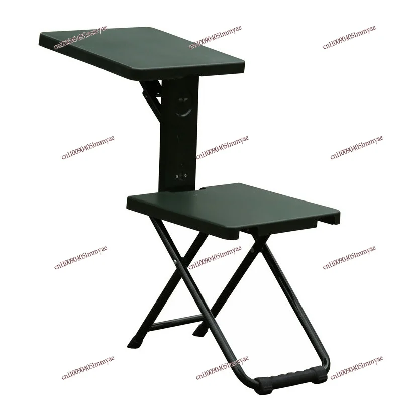 Camping Outdoor Folding Chair Multifunctional Folding Stool Outdoor Maza Portable Individual Soldier Learning Writing Chair