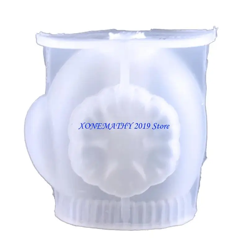 

F42F Flower Pot Silicone Mold Diy Succulents Concrete Flower Pot Plaster Cement Mold