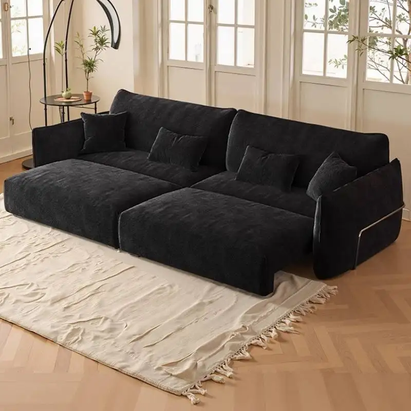 Convertible Electric Recliner Sofa Minimalist Oversized Lounges Electric Recliner Sofa Black Relax Banken Woonkamer Furniture