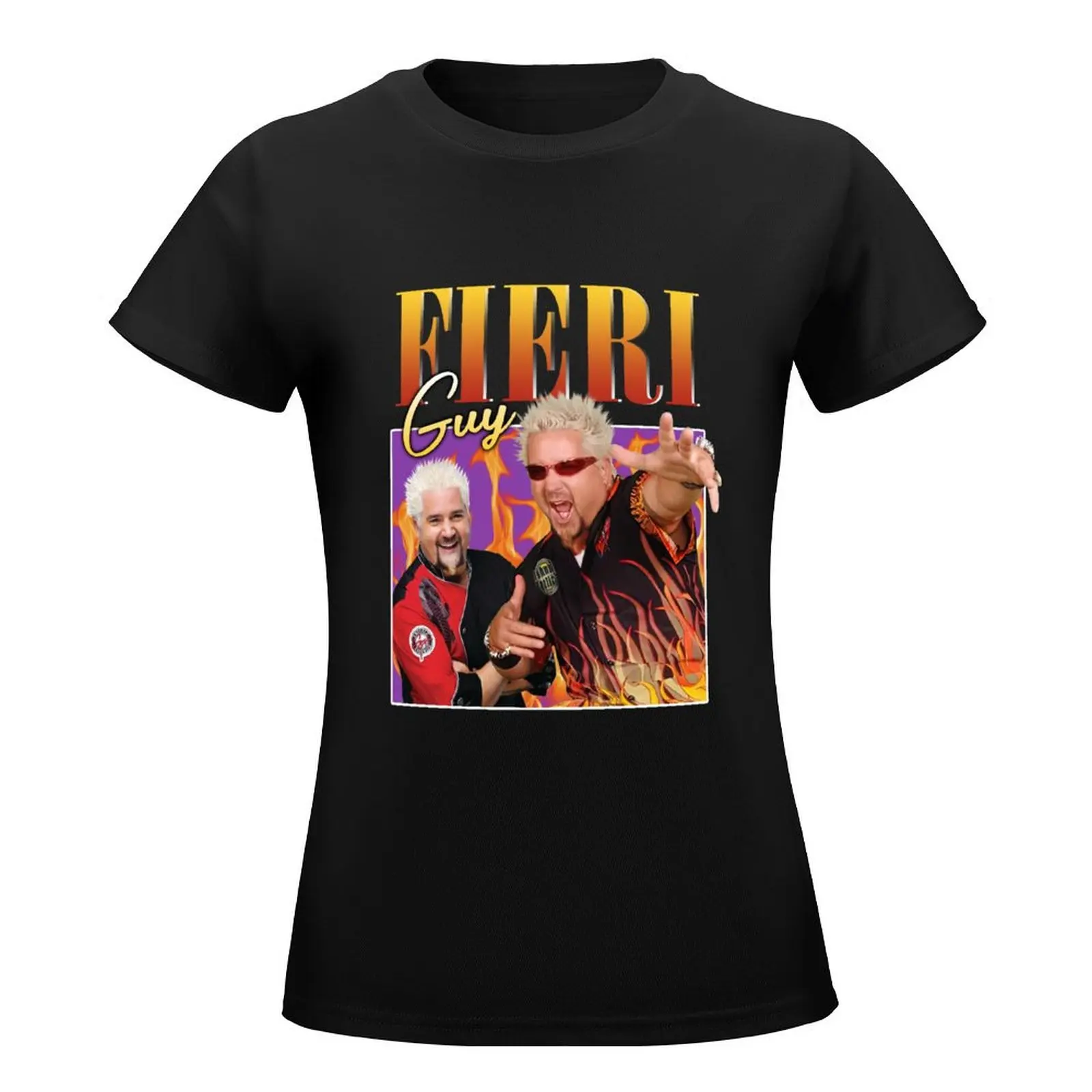 Guy Fieri Homage T-Shirt korean fashion shirts graphic tees Women's tee shirt