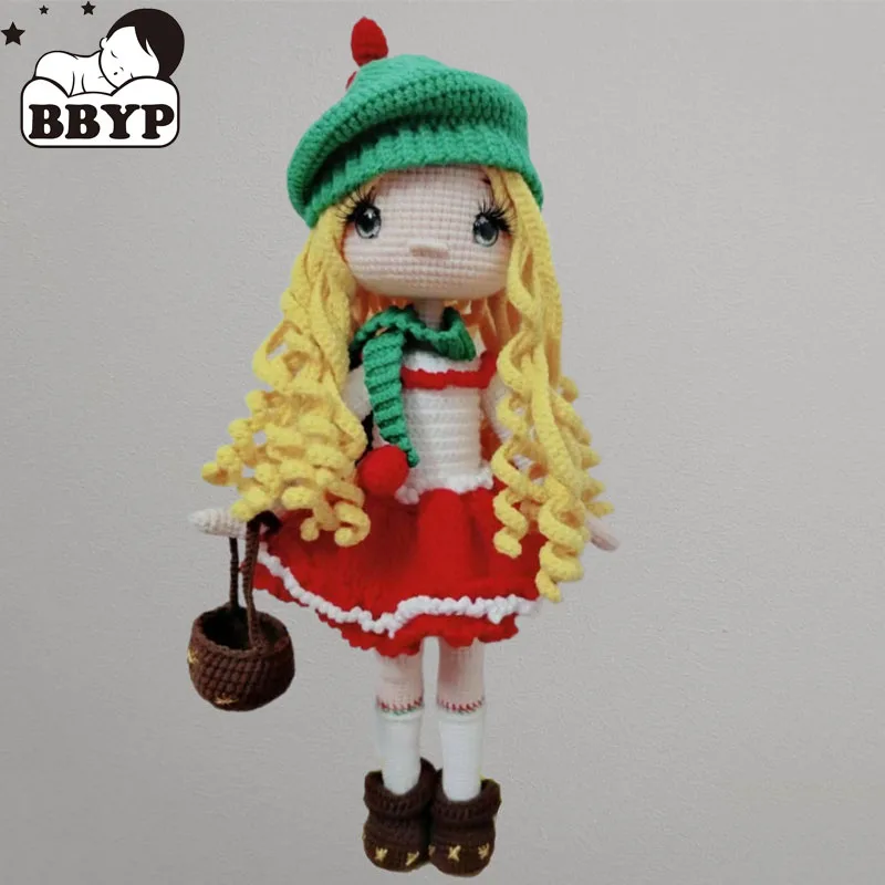 

Handmade Knitting Doll Crochet Tina Girls Crochet Dolls For Home Accessories Pattern Craft Toy Ornaments