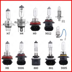 2PC H1 H3 H4 H7 H8 H9 H11 9005 9006 9012 880 881 H15 Automobile Halogen Lamp Bulb 55W 100W Headlights Car Fog Lights HID LED
