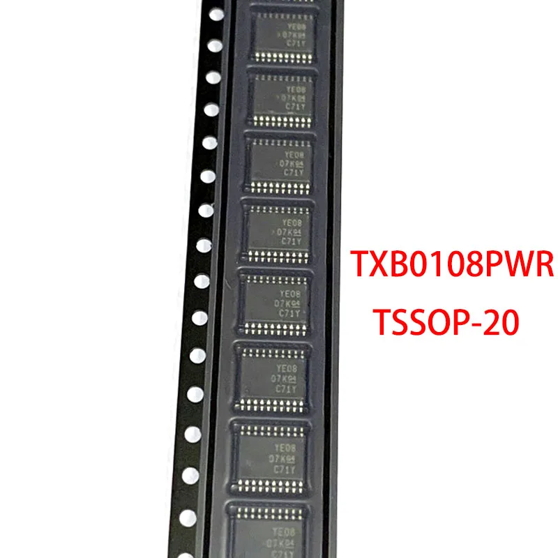 5~10PCS/LOT TXB0108PWR TSSOP-20 YE08 New and original voltage level converter chip