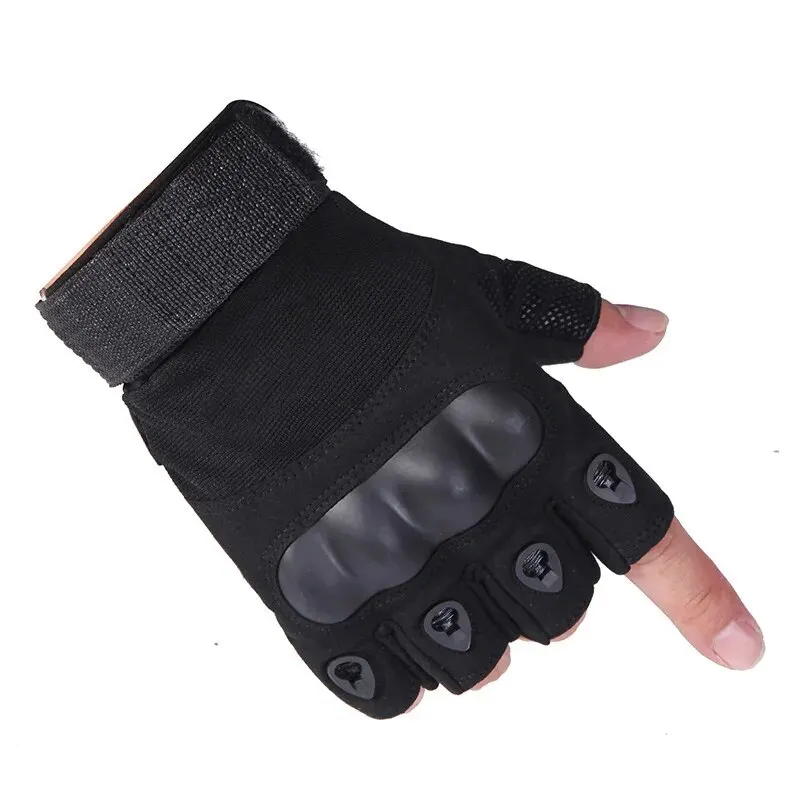 Guantes de ciclismo antideslizantes para Fitness, resistentes al desgaste, deportes tácticos al aire libre, escalada, medio dedo