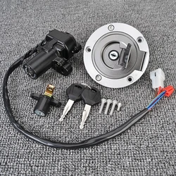 Ignition Switch Fuel Gas Cap Seat Lock Key Set for Yamaha YZF R1 YZF-R1 1998-2003 R6 1999-2005 FJR1300 2004-2010 FZ6 FZ6R FJ1300