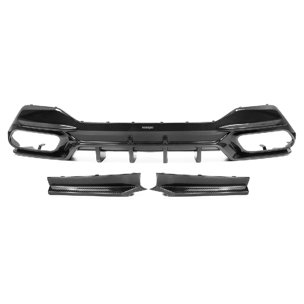

For BMW G14 G15 G16 8 Series Dry Carbon Fiber Rear Lip Diffuser Bumper Add-on 2020-2025 Auto Accessory Enhanced Aerodynamics
