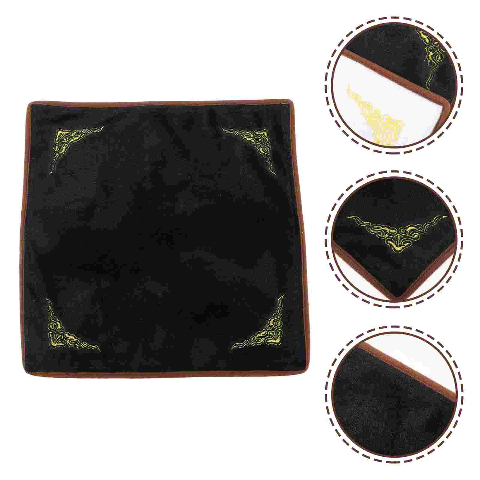 

Black Folding Bracelet Counter Pad Necklace Counter Cloth Necklace Bracelet Showing Mat Trade Show Display Jewelry Storage