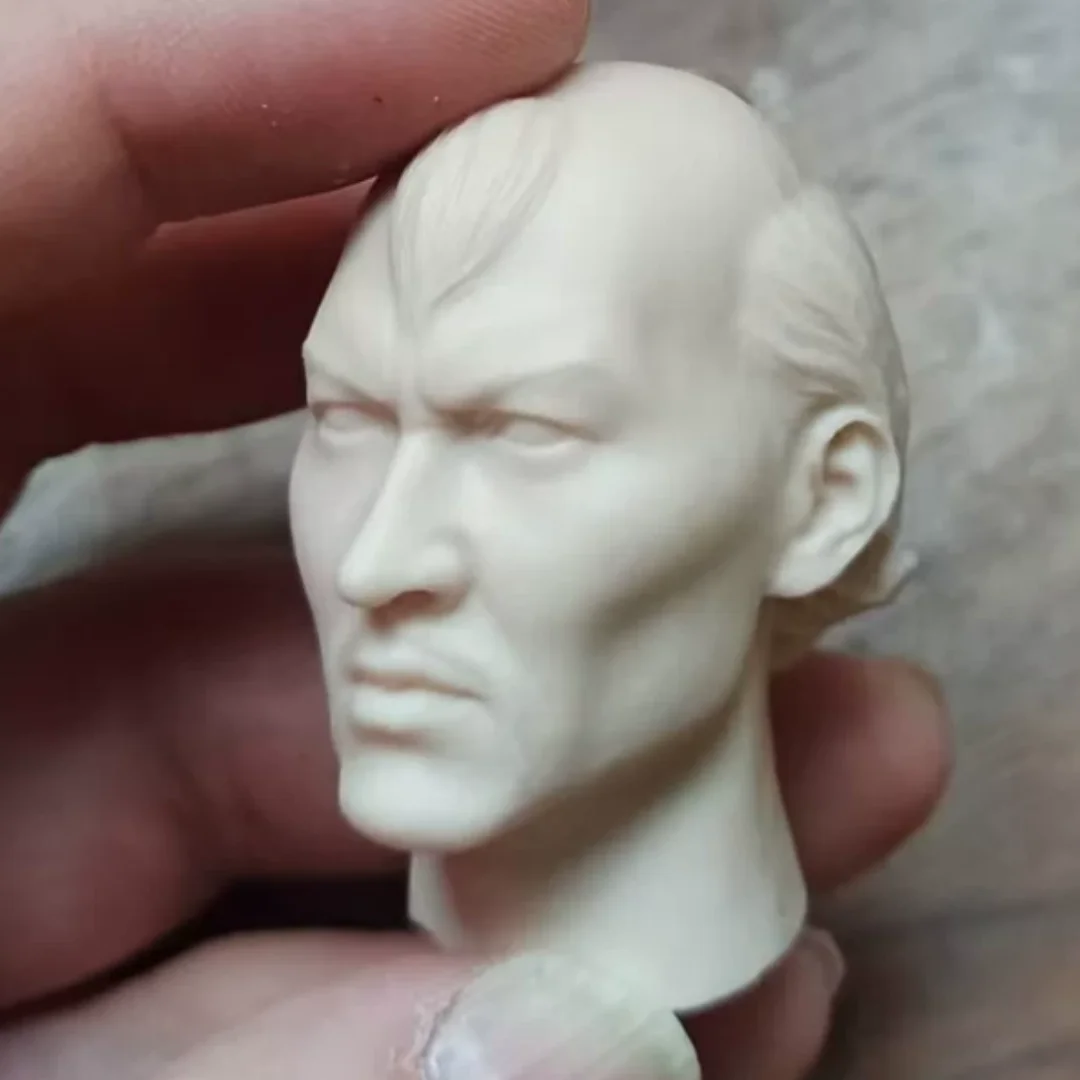 Mongolian soldier 1/6 Head Carving Actor Unpainted 1/6 Scale For figure toys for 12