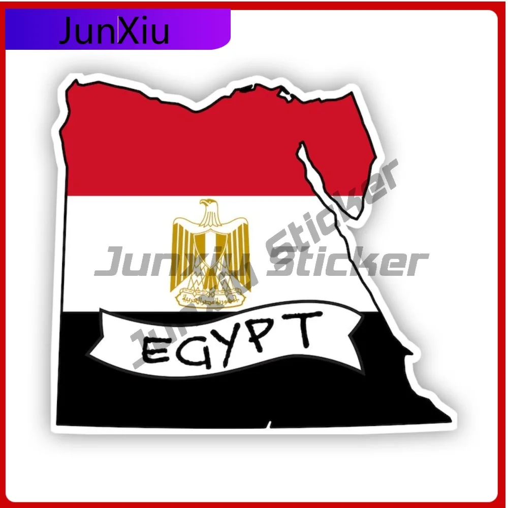 

Egyptian Shaped Egypt Flag Stickerwaterproof Outdoor Cool Window Waterproof Vinyl Decal For Car Windows And Trunks Sticker