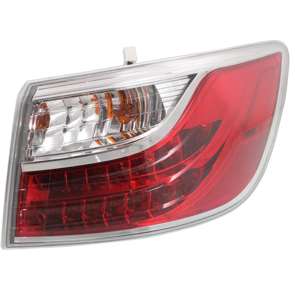 Halogen Tail Light For  Mazda CX-9 2010-2012 Right Outer Clear/Red Lens w/ Bulbs