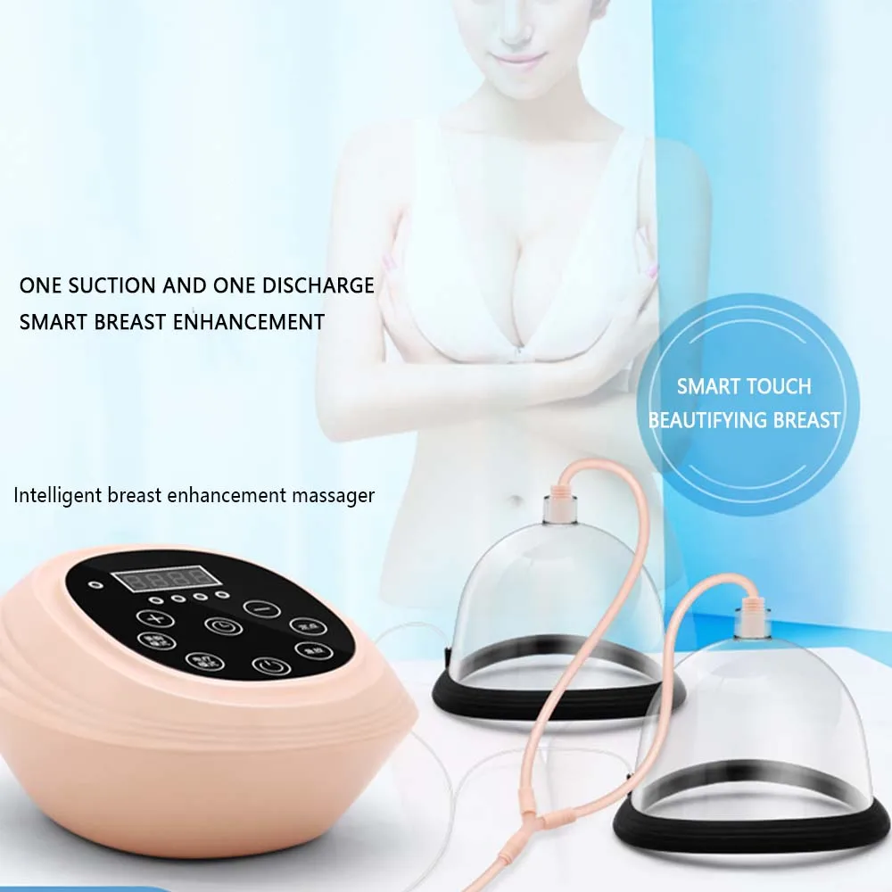 Vacuum Breast Butt Lifting firming Enlargement Device Vibration Massage Body Cupping Therapy Digital Breast Care Beauty Machine