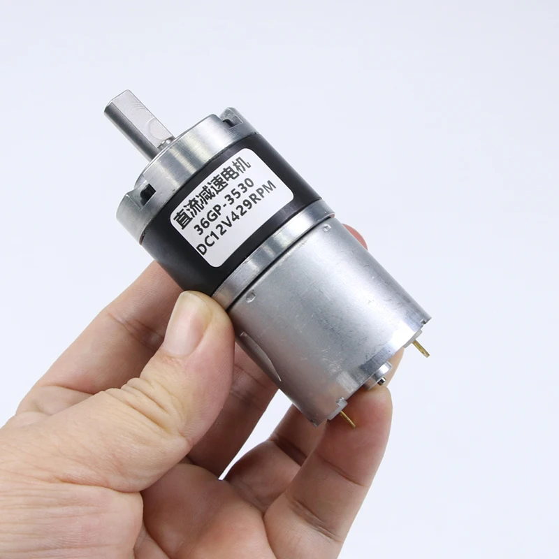 36mm DC Planetary Gear Motor 12v 24v Shaft Diameter 6mm/8mm 36GP-3530 Adjustable Speed Can CW CCW Electric Motor