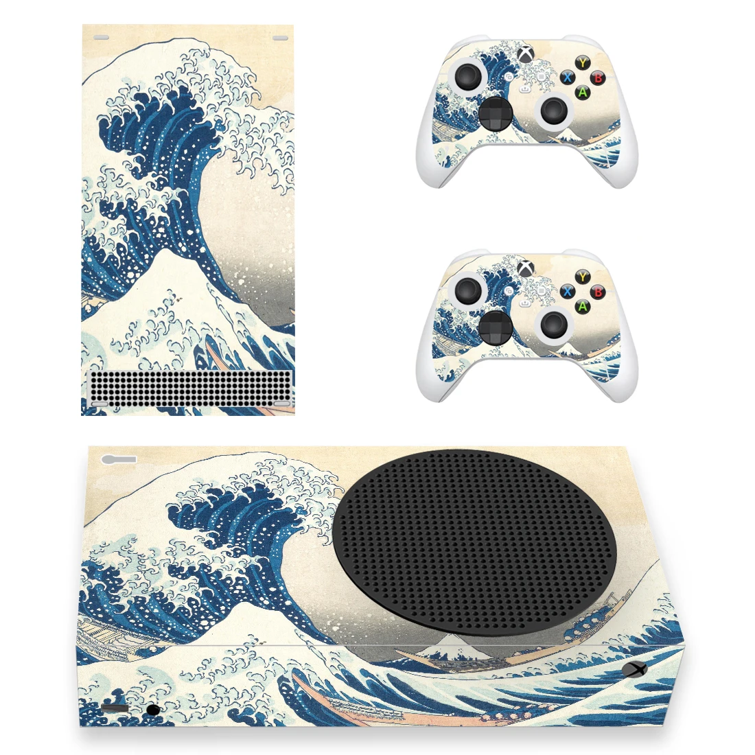 Oil Painting Style Xbox Series S Skin Sticker for Console & 2 Controllers Decal Vinyl Protective Skins Style 1