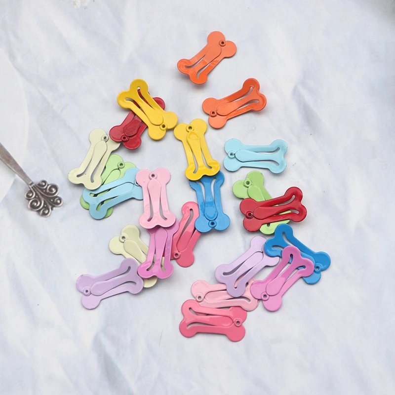 20/30/50Pcs Mini Bone Hair Clip Cute Bobby Pin Girl Fashion Dog Bones Decoration Small Hairpins Barrettes Y2K Accessories