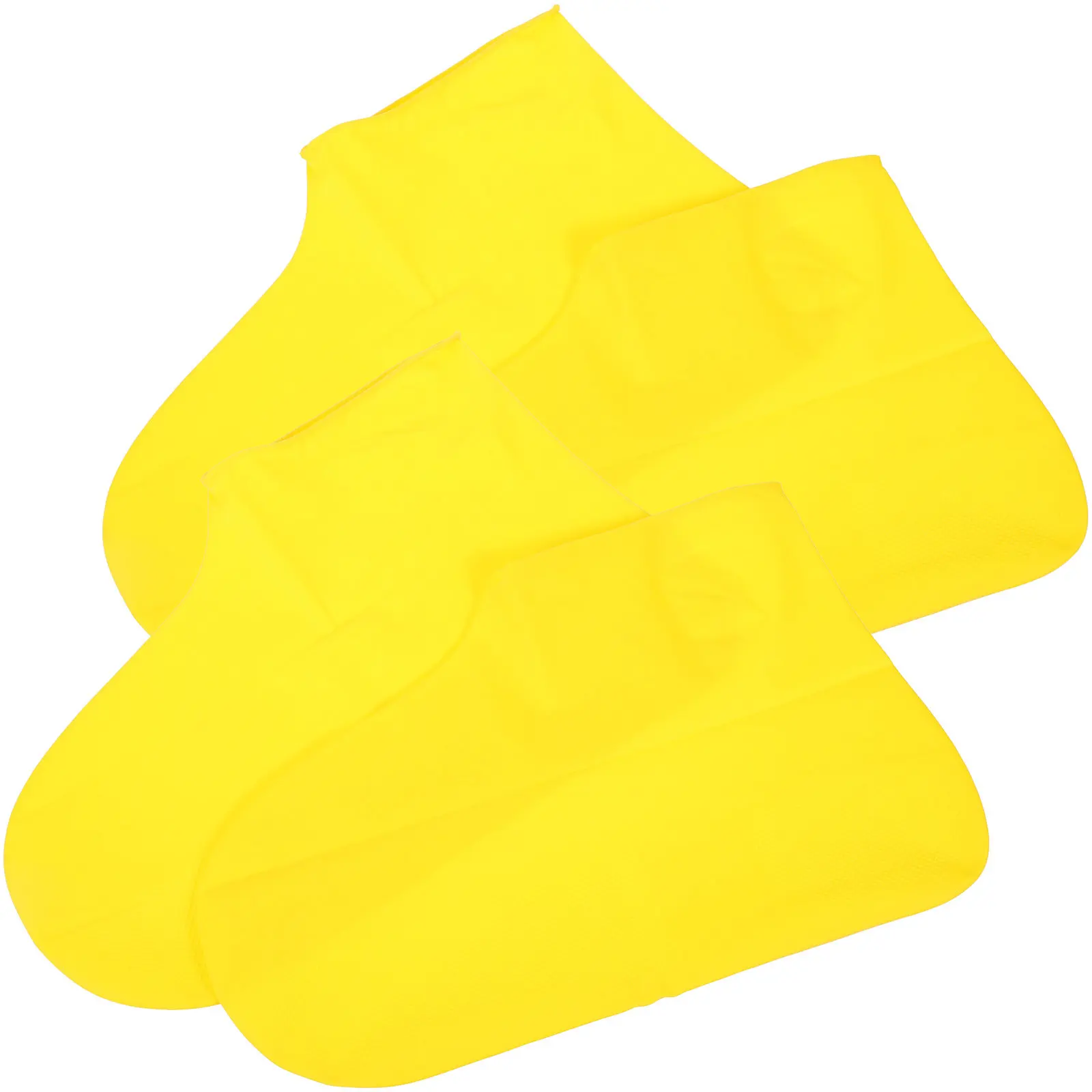 2Pairs Waterproof Boot Covers Thickened Latex Non Slip Shoes Protector Rain Boot Cover for Outdoor Sports Hiking