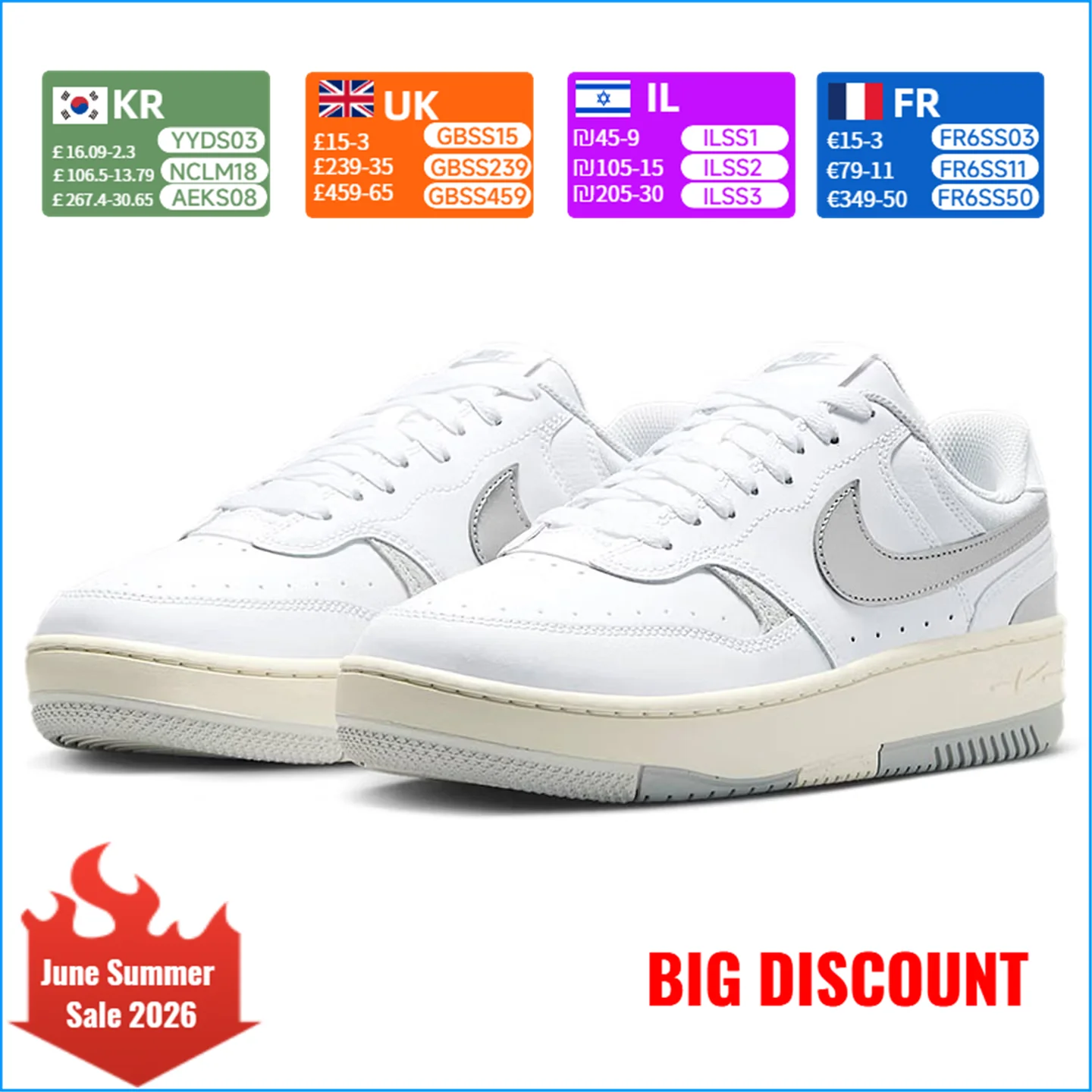 

Nike Gamma Force Unisex Classic Fashionable Versatile Slip-Resistant Durable Skate Shoes HQ1674-100