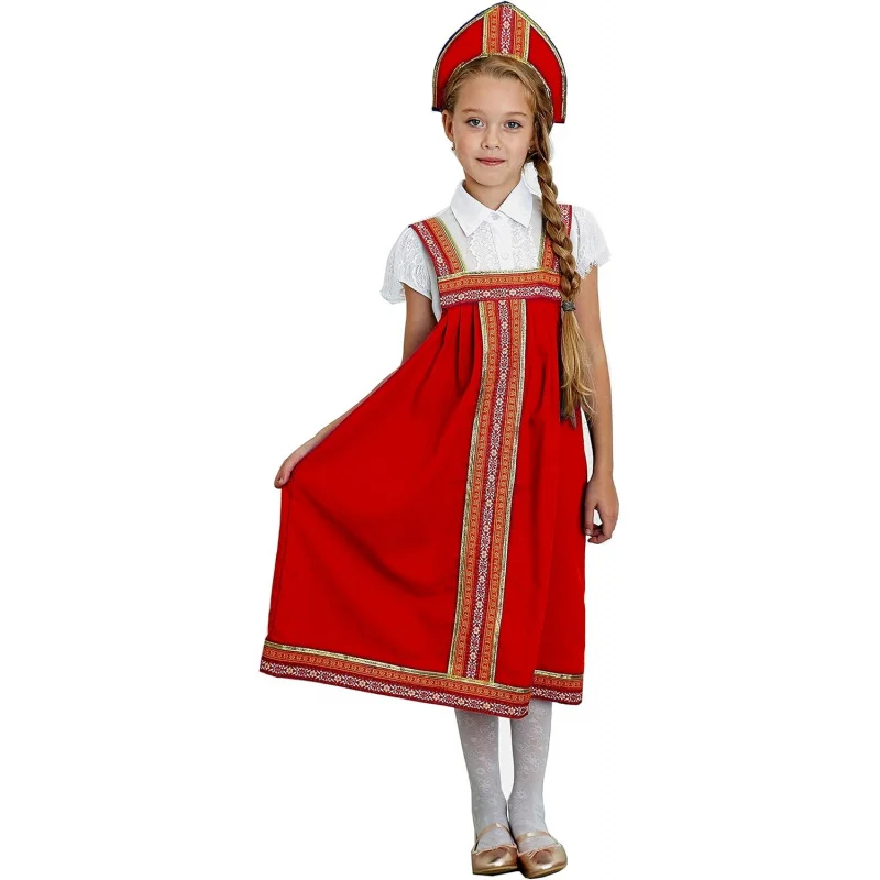

Russian Heritage Girls Cosplay Costume Dress