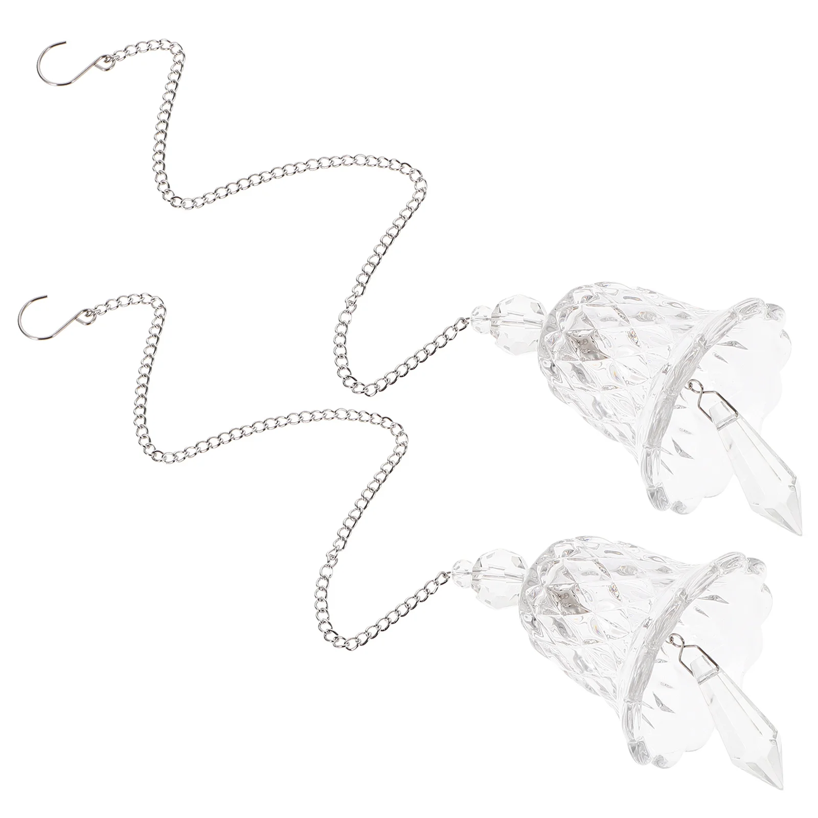 2 قطعة كريستال قوس قزح الشمس الماسك ديكور معلق-زجاج لامع الرياح الرنين لنافذة حديقة الديكور في الهواء الطلق حفلة المنزل عيد الميلاد