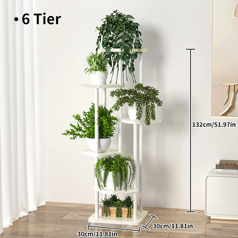 Plantenstandaard voor bloemen Ijzer 6/7/8 lagen Plantenplank Plantorganisator Opslag Plantenhouder Displaystandaard Tuindecoratie