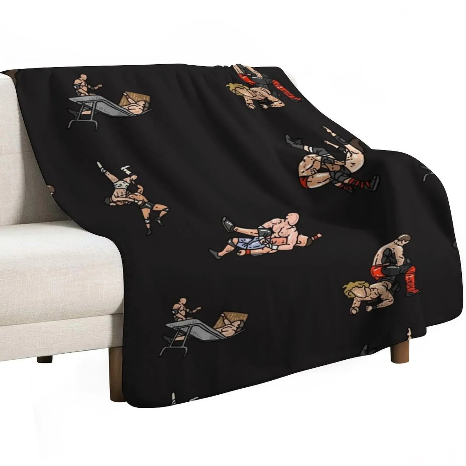 wrestling pack Throw Blanket warm for winter Decorative Throw Beautifuls anime Cute Plaid For Decorative Sofa Blankets