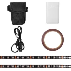 Waterproof LED Strip Flashlight Bar Lamp for Xiaomi M365 Pro 2 1S Mi3 Electric Scooter Switching Skateboard Night Light Strips