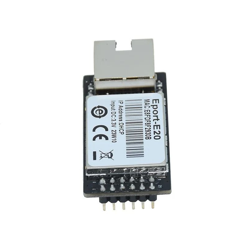 

M01K Eport-E20 Порт сетевого сервера 3,3 В Встроенный модуль последовательного порта Ethernet Поддержка устройств IOT DHCP TCP IP Telnet Modbus TCP